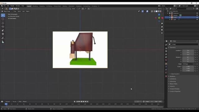 02.Blender for Beginner. Корова-референтная картинка смотреть онлайн