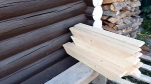 УКОСЫ - жёсткость и надёжность навеса, беседки (день 4): врезаем укосы и крепим.