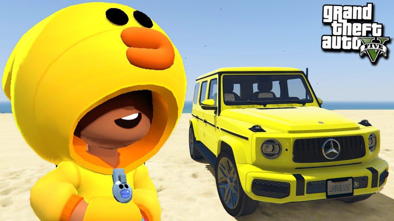 УГНАЛ ВСЕ МАШИНЫ ЖЁЛТОГО ЛЕОНА ИЗ БРАВЛ СТАРС В ГТА 5 МОДЫ! ОБЗОР МОДА В GTA 5! ИГРЫ ГТА ВИДЕО MODS смотреть онлайн