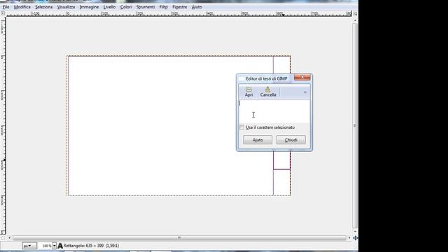 Bordo Scritta Gimp 2.6