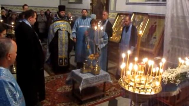 Всенощная на Введение, тропарь смотреть онлайн