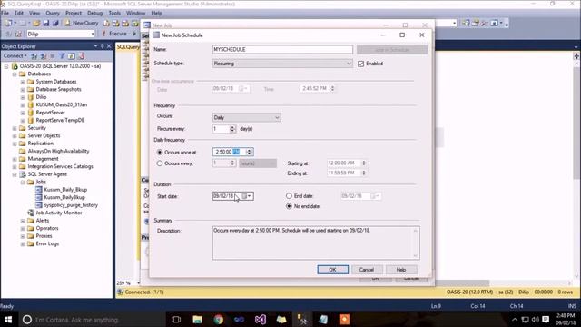 AUTO SCHEDULE DATABASE BACKUP BY CREATING AGENT JOB смотреть онлайн