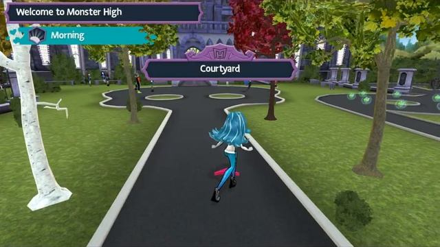 прохождение игры ☆ Monster High: New Ghoul in School Walkthrough смотреть онлайн