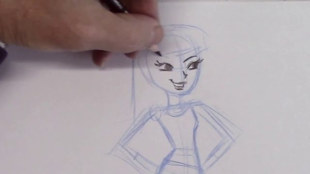 Draw a Cartoon Pose смотреть онлайн