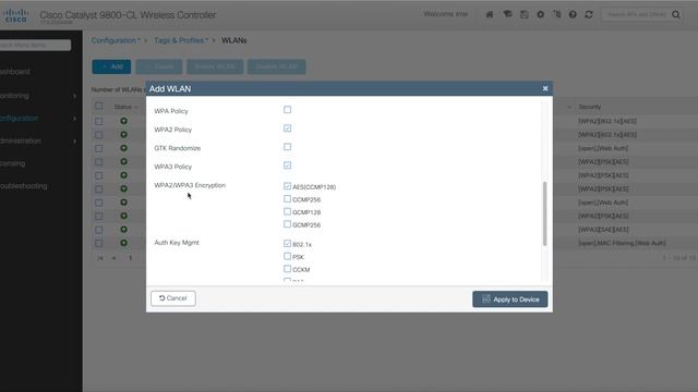 Configuring a WPA3 SSID on Cisco Wireless Catalyst 9800 смотреть онлайн