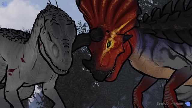 Indominus Rex vs Ultimasaurus | Animation (Part 4/4) смотреть онлайн
