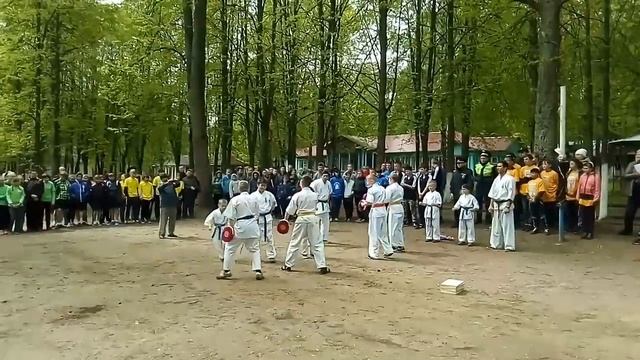 Показательные выступления Клуба Каратэ "Айсберг-37" в лагере "Игнатовский" 30.05.17 смотреть онлайн