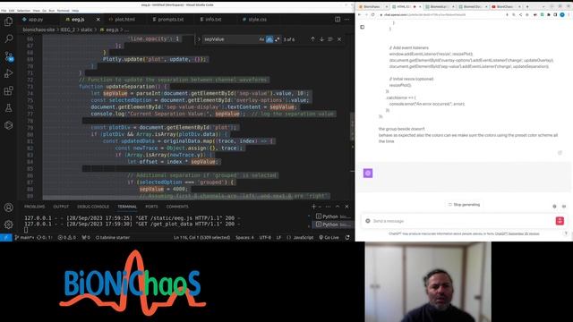Biomedical EEG Data Web-App Development -Numpy -Pandas -Scipy -Plotly -Flask -GPT-4 -Python смотреть онлайн