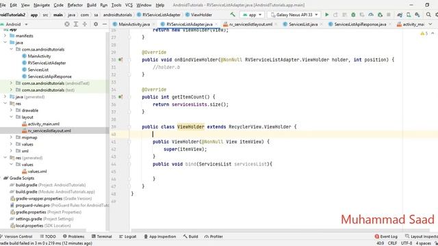 Load data from Api and show in RecyclerView using Retrofit Android 2023 | RecyclerView смотреть онлайн
