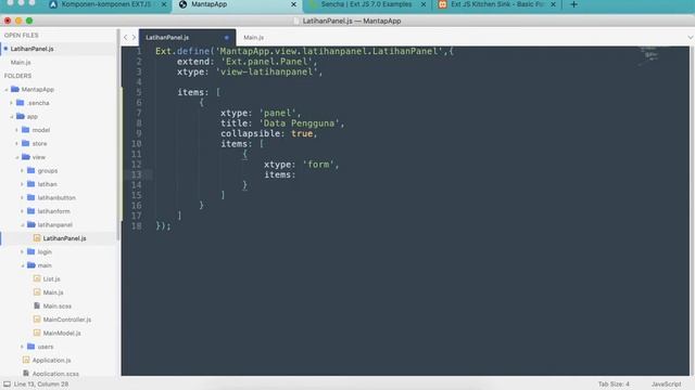 Cara Membuat Panel di EXTJS смотреть онлайн