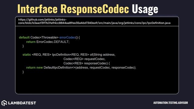 org openqa selenium remote Interface ResponseCodec with examples смотреть онлайн