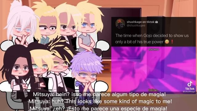 •Tokyo Revengers React To Takemichi//Takemichi As Gojo Satoru• Spoiler