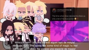 •Tokyo Revengers react to Takemichi//Takemichi as Gojo Satoru• Spoiler