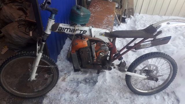 КАКОЙ БЫЛА МОЯ САМОДЕЛКА ИЗ БЕНЗОПИЛЫ. смотреть онлайн