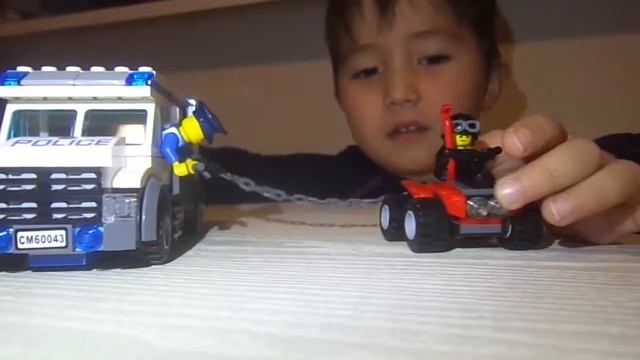 Лего Сити Полицейская машина. Lego city. смотреть онлайн