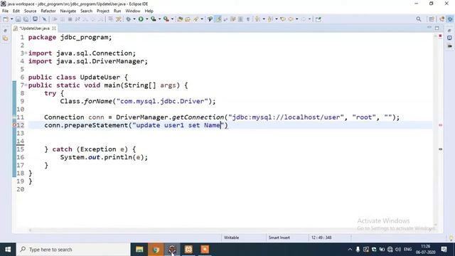 How To : Update Record In Database Using PreparedStatement In JDBC With Eclipse IDE | CodeTechNix смотреть онлайн