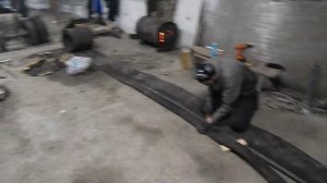 Как резать транспортерную ленту для Гусничной платформы