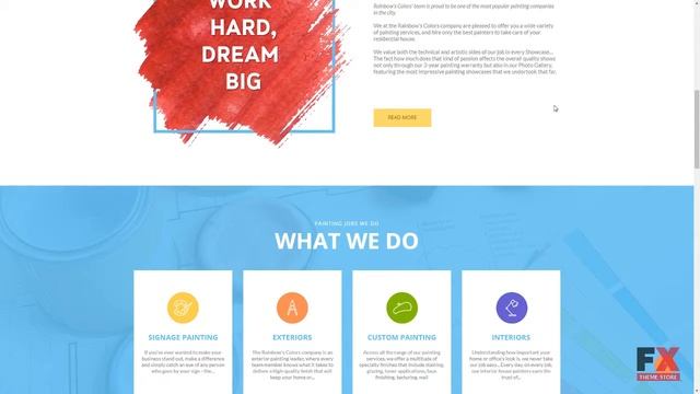 Painting Company Moto CMS HTML Template TMT | Free Template Rokurou смотреть онлайн