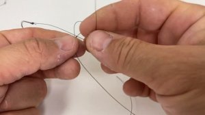 Временный боковой поводок на основной леске\ Рыболовные узлы\