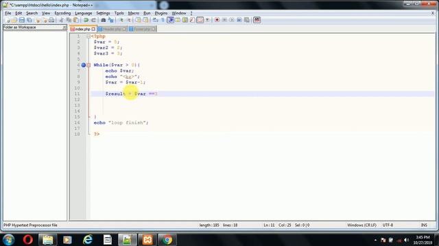while loop in php mysql tutorial in hindi смотреть онлайн