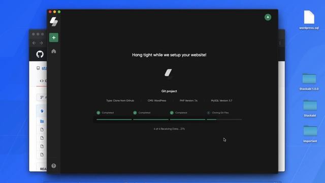 How to Clone a Website from Git with Stackabl (Without Database) смотреть онлайн