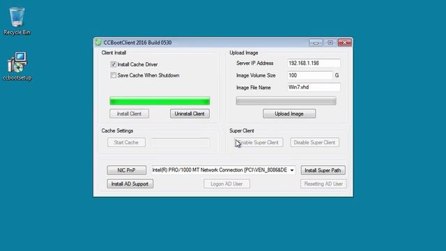 CCBoot Client Installation and Image Upload смотреть онлайн