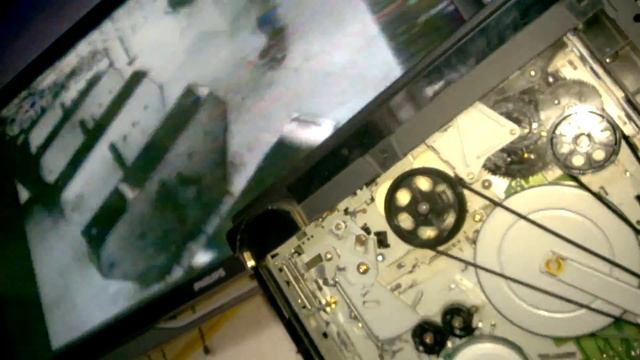 видеомагнитофон aiwa E313 (видеоплеер) работа спустя десятки лет. пробное видео смотреть онлайн