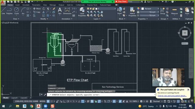 Autocad 2022 training tutorial for beginners | Autocad scale command |Autocad stretch command day- смотреть онлайн