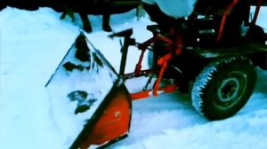 Самодельный ковш на минитрактор "Ютазинец" опрокидывающийся.