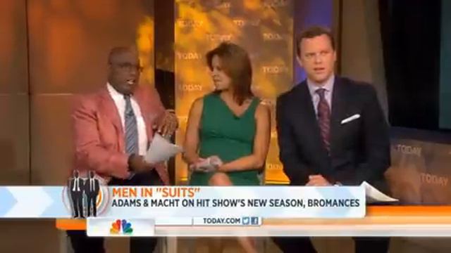 Gabriel Macht and Patrick J. Adams on The Today Show 7/16/13 смотреть онлайн