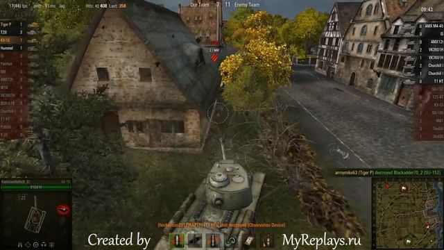 WOT: Fisherman's Bay - KV-1S - 4 frags смотреть онлайн