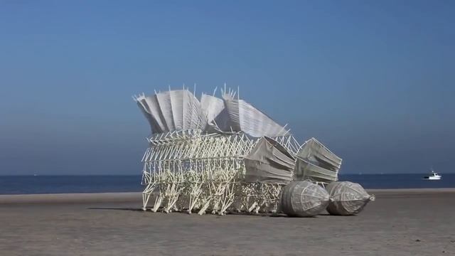 Тео Янсен Кинетические скульптуры смотреть онлайн