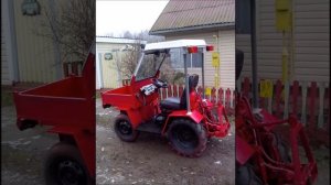 САМОДЕЛЬНЫЙ МИНИТРАКТОР ШАССИК