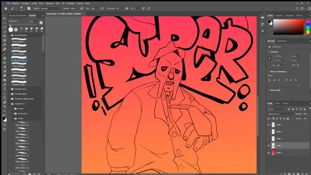 SUPAH ! | MF DOOM speedpaint смотреть онлайн