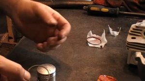 Как правильно одевать кольца на поршень мотокосы или бензопилы