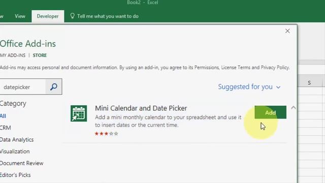How to Add Date Picker Calendar Drop Down in MS Excel (Easy) смотреть онлайн