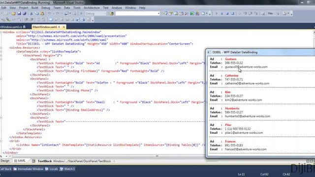 5 - WPF - ListBox (DataSet SqlServer Application) смотреть онлайн