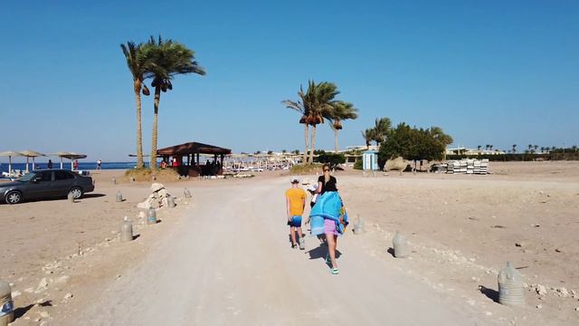 Пляжная мечта: Удивительный путь из отеля Faraana Heights Resort к пляжу #Египет #Шарм #фараанахайт