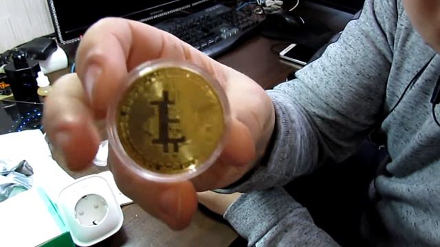 Сувенирная монета Биткоин BTC | Aliexpress.com