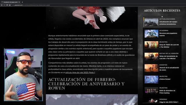 NOTICIÓN ACTUALIZACIÓN ANIVERSARIO FEBRERO | LOST ARK | PARCHE | ARTISTA | NOTICIAS | MARZO ESPAÑO смотреть онлайн