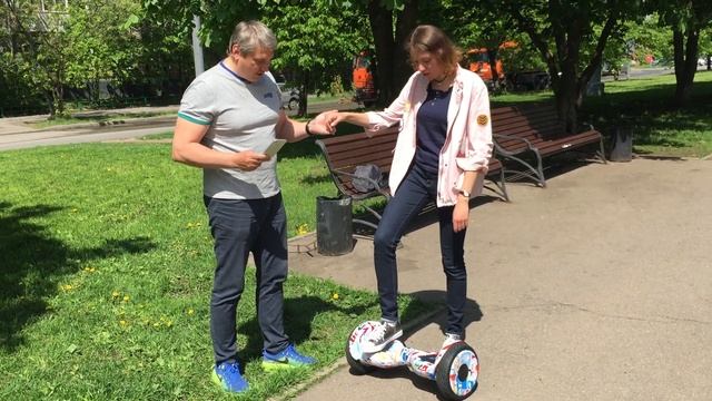 Кататься на гироскутере легко! Обучение за 2 минуты смотреть онлайн