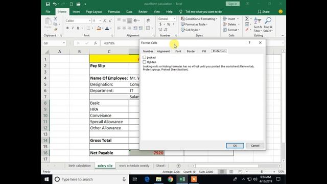 Lock formula in Excel 2016 in hindi смотреть онлайн