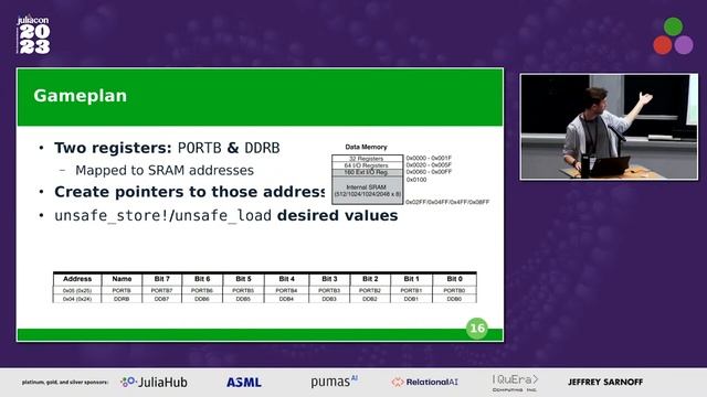 Running Julia Code Baremetal on an Arduino | Valentin Bogad | JuliaCon 2023 смотреть онлайн