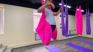 Аэройога. Упражнения для растяжки и укрепления всего тела