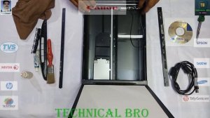 Canon Lide 110/120/210 Series Scanner Full Disassemble/Disassembly With Full Details [Hindi]