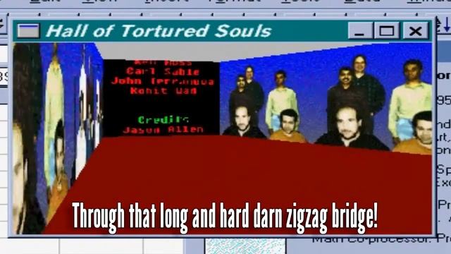 Angry German Kid Plays Hall of Tortured Souls from Microsoft Excel 95 смотреть онлайн