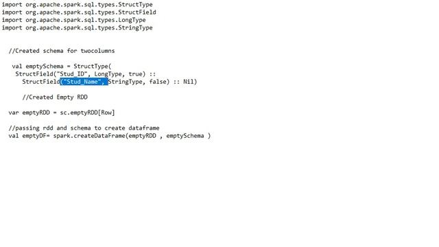 Spark | Hadoop | Empty Dataframe | Spark- Shell | Practical | easy method | Big Data смотреть онлайн