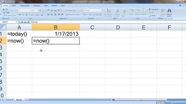 How to Automatically Enter Today’s Date and Time in Your Microsoft Excel Spreadsheet смотреть онлайн