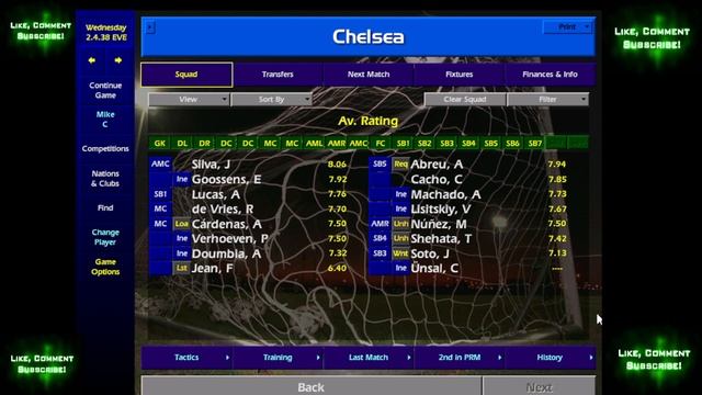 Championship Manager 01-02 - 3 Man Online Game - Season 124 Latest смотреть онлайн
