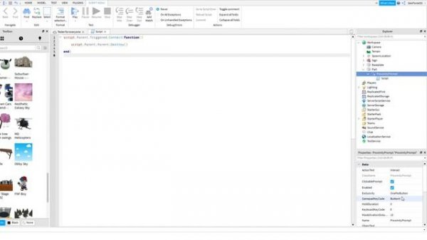 How to make a script to remove part in Roblox Studio